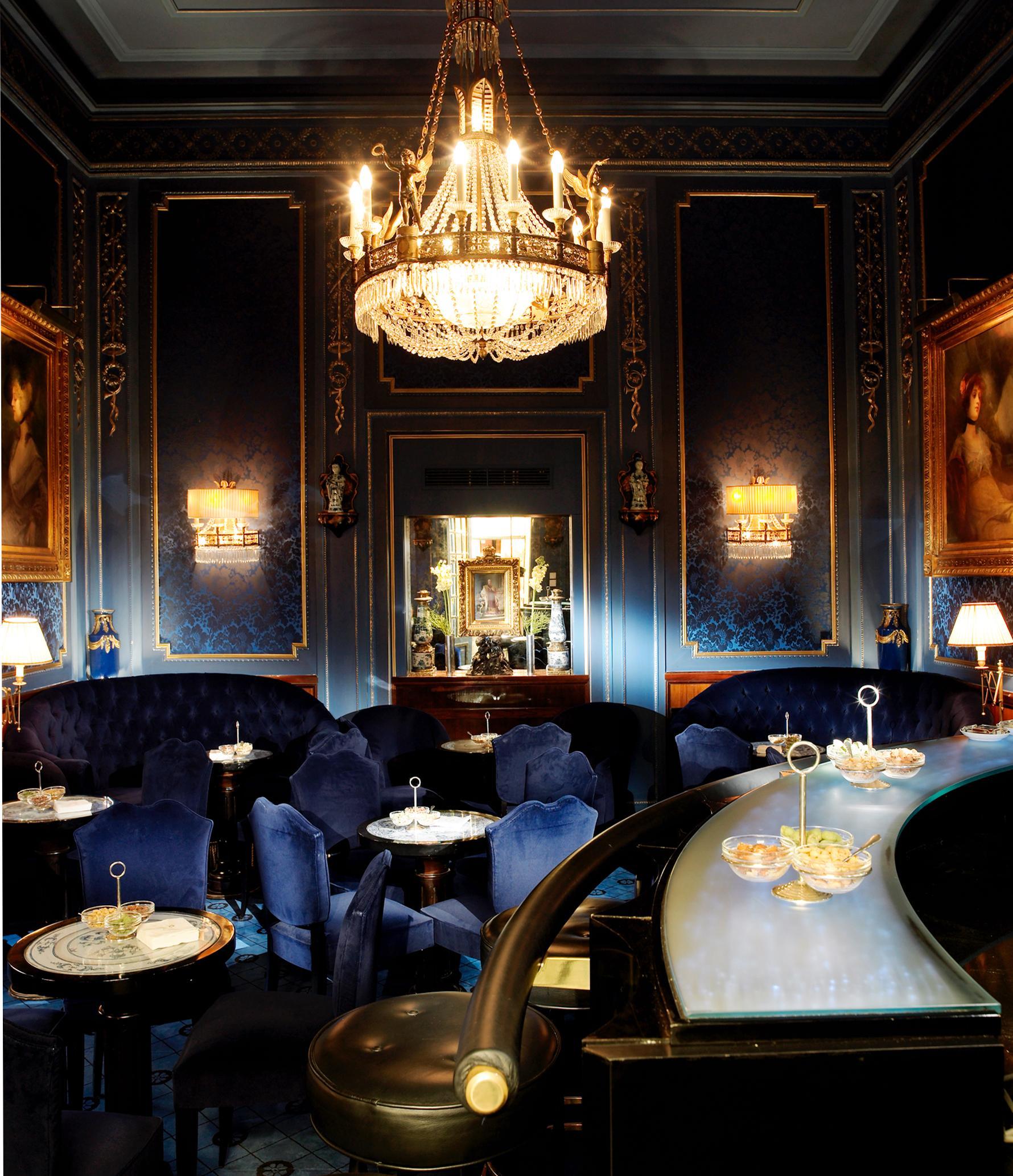 Hotel Sacher Wien Restoran foto The Blue Bar