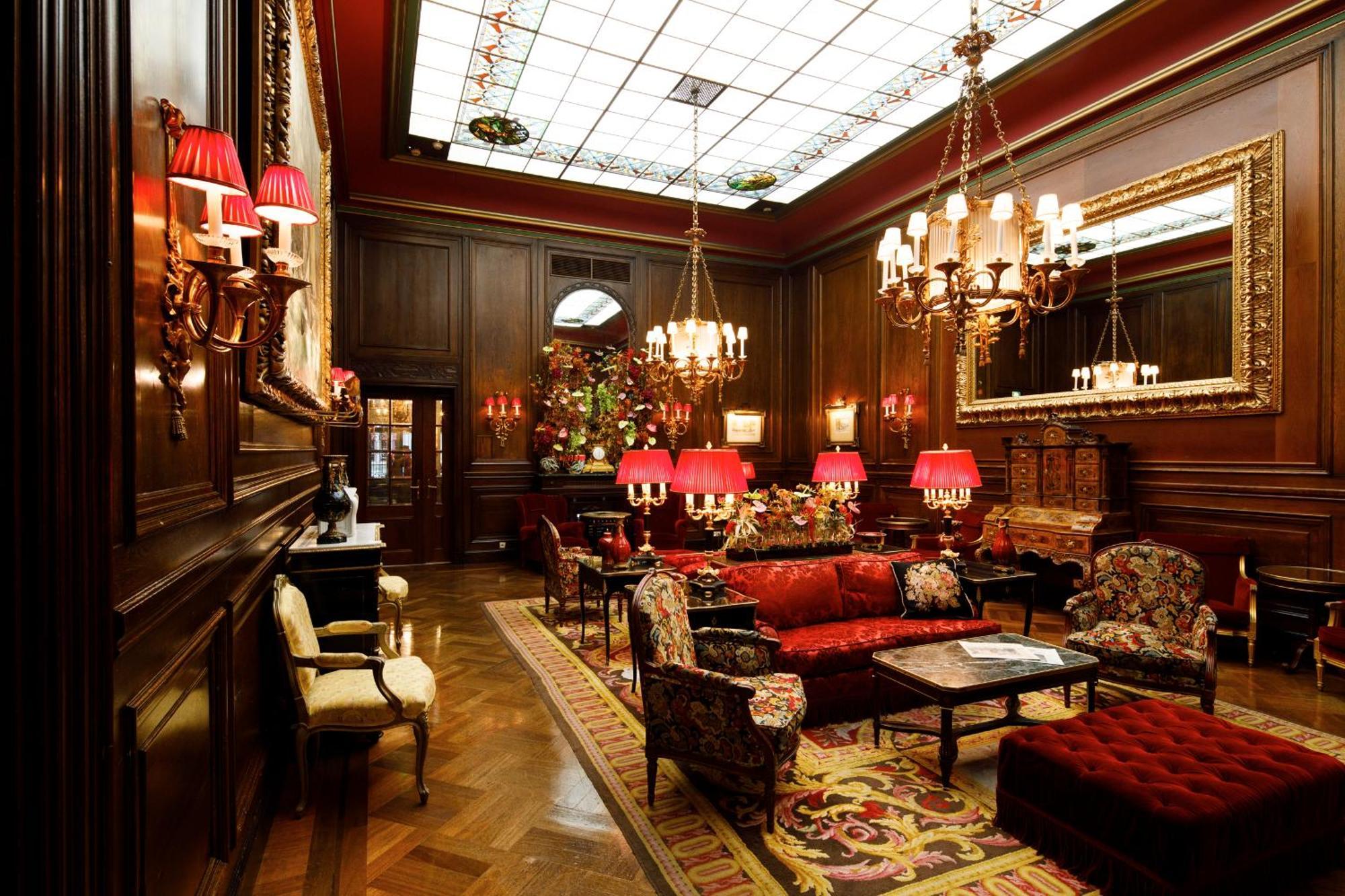 Hotel Sacher Wien Bagian luar foto The interior of the hotel